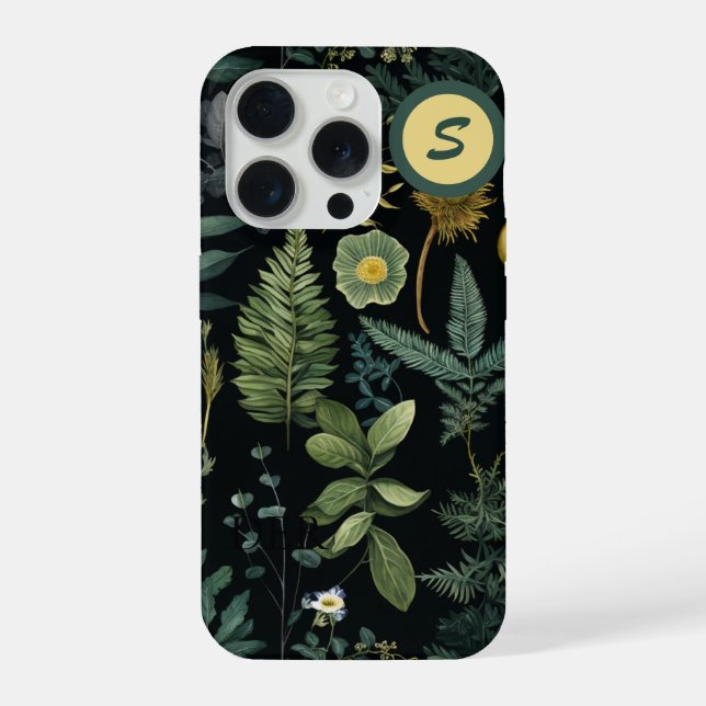 Funda Para iPhone Botanical Watercolor Floral  (Reverso )