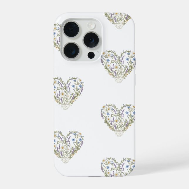 Funda Para iPhone Botánico Farmacia Corazón Botica (Reverso )