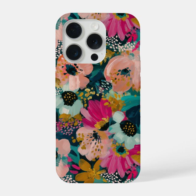 Funda Para iPhone Botánico Floral  (Reverso )