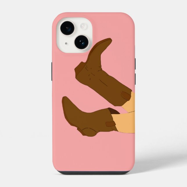 Funda Para iPhone Botas de Vaquero (Reverso )