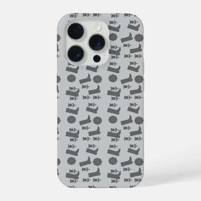 Funda Para iPhone botas grises (Reverso )