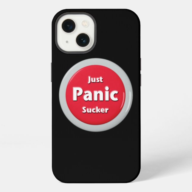 Funda Para iPhone Botón de Pánico Inútil (Reverso )