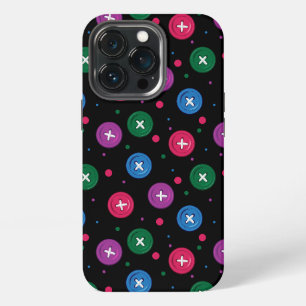 Funda Para iPhone 13 Pro Botones y puntos divertidos