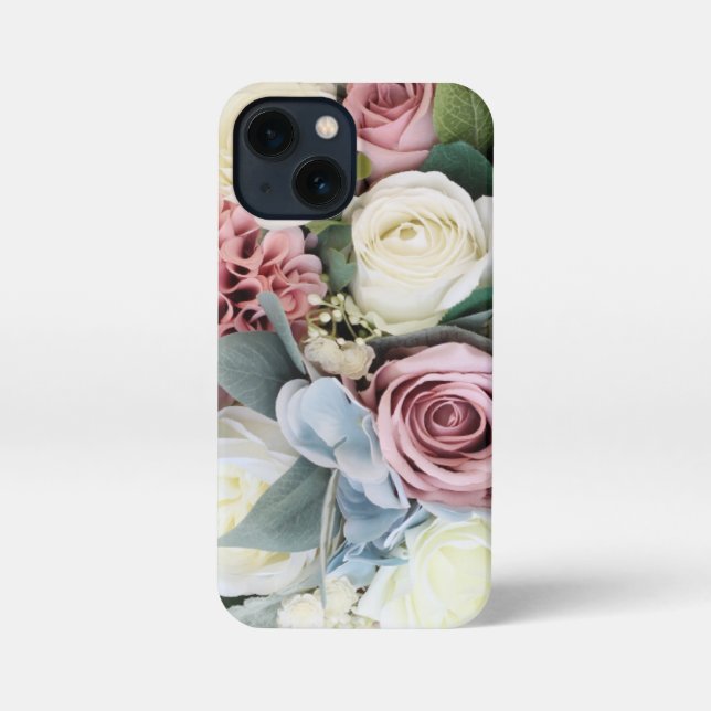 Funda Para iPhone Bouquet de flores Pastel (Reverso )