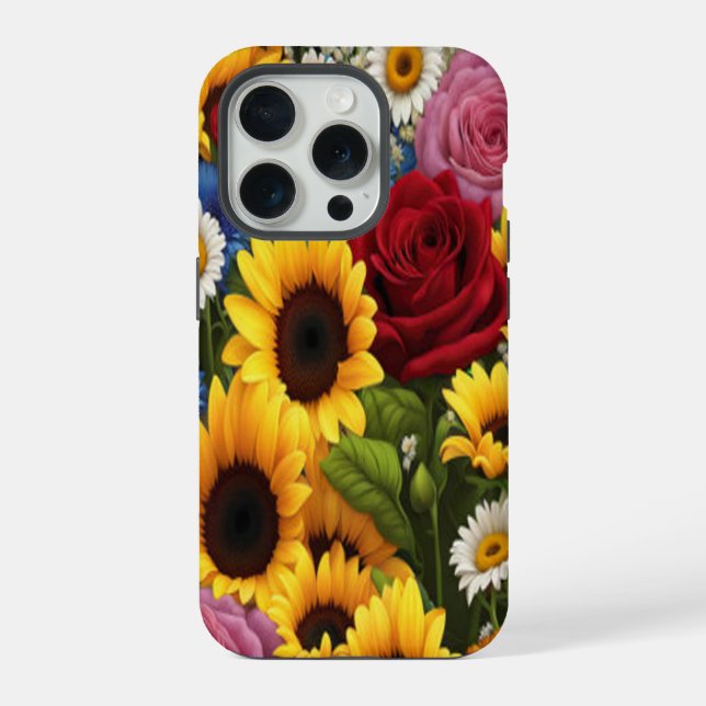 Funda Para iPhone Bouquet de girasol - Casos para iPhone (Reverso )