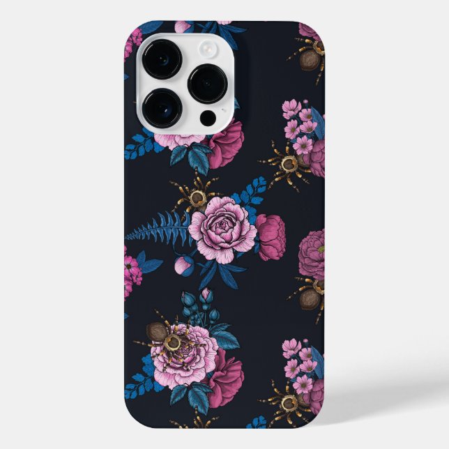 Funda Para iPhone Bouquets y tarántula 2 (Reverso)
