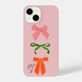 Funda Para iPhone 14 Bow Jolly Little Things Christmas 