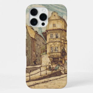 Funda Para iPhone 16 Pro Max Bratislava de Richard Lux Siglo Grabado Coloreado