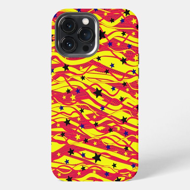 Funda Para iPhone Brillante abstracto (Reverso )