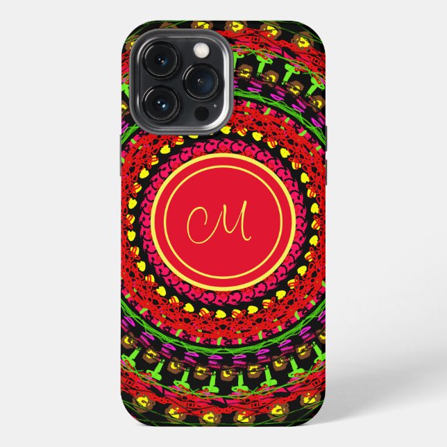 Funda Para iPhone Brillante abstracto (Reverso )