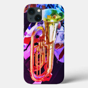 Brillante Banda De Brass De Perspectiva De Tuba