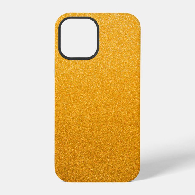 Funda Para iPhone Brillo amarillo abstracto (Reverso )