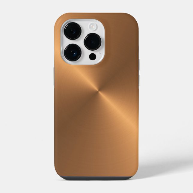 Funda Para iPhone Brillo de cobre (Reverso )
