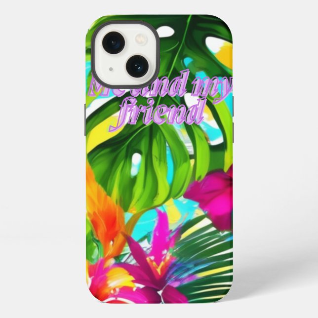 Funda Para iPhone Brillo de Flor (Reverso )