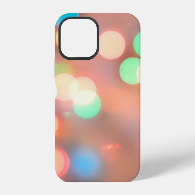 Funda Para iPhone Brillo luminoso de bokeh (Reverso )