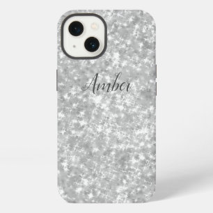 Brillo Plateado Glitter Elegante Personalizado