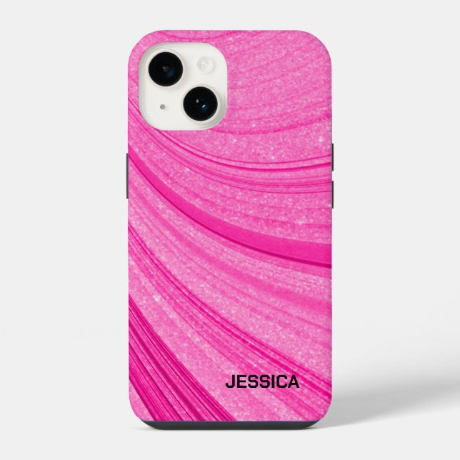 Funda Para iPhone Brillo Rosa (Reverso )
