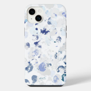Funda Para iPhone 14 Plus Brillo y salpicaduras azules y grises