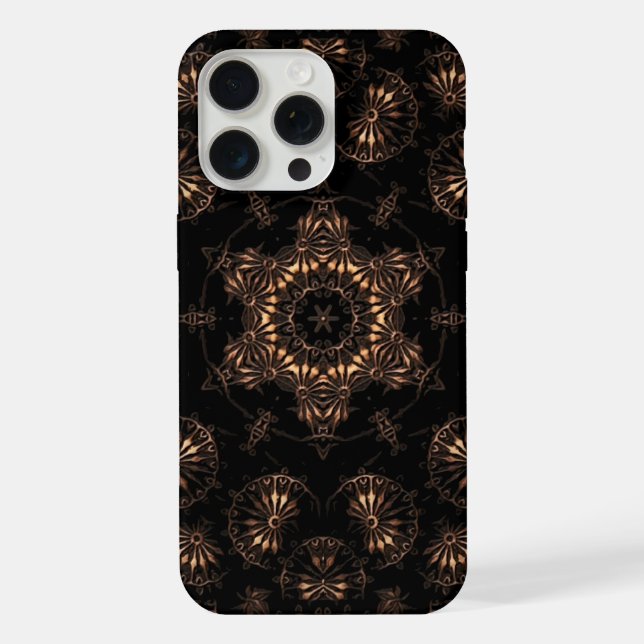 Funda Para iPhone Bronce Age Mandala (Reverso )