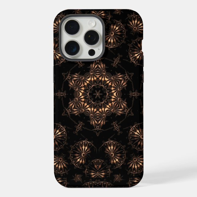 Funda Para iPhone Bronce Age Mandala (Reverso )