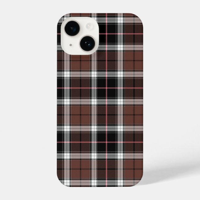 Funda Para iPhone Brown Plaid (Reverso )