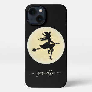 Bruja en una escoba Personalizada