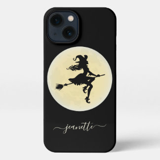 Bruja en una escoba Personalizada