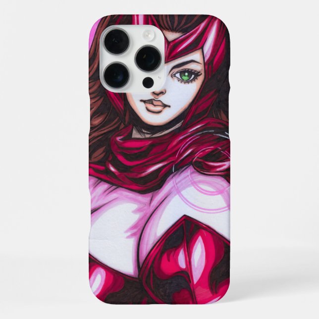 Funda Para iPhone Bruja Escarlata ~ Wanda Maximoff (Reverso )