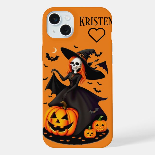 Funda Para iPhone Bruja gótica (Reverso )