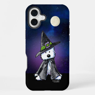 Funda Para iPhone 16 Plus Bruja Westie KiniArt