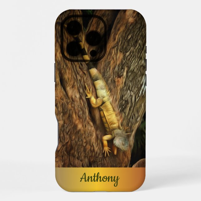 Funda Para iPhone Bucerias Iguana 1069 (Reverso )