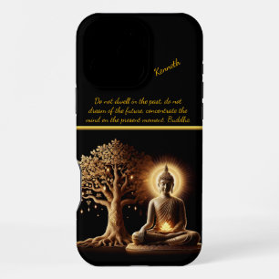 Funda Para iPhone 16 Pro Max Buda bajo un árbol brillante 