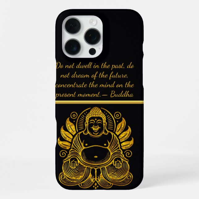 Funda Para iPhone Buda Dorado Pacífico (Reverso )