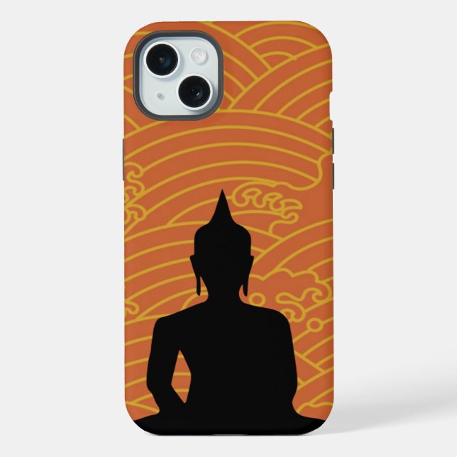 Funda Para iPhone Buda meditando (Reverso )