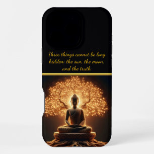 Funda Para iPhone 16 Pro Max Buda meditando bajo un árbol