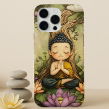 Buda meditante lindo | Arte espiritual de Zen Lotu
