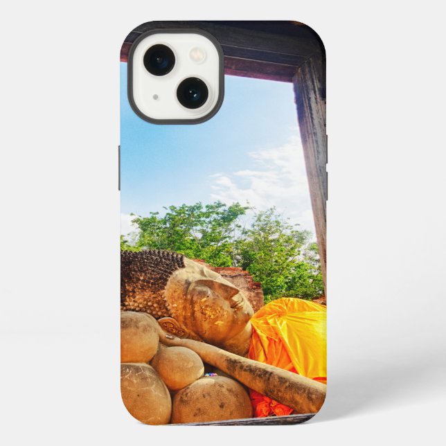 Funda Para iPhone Buda Recostado, Ayutthaya (Reverso )
