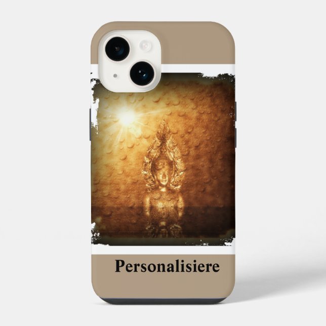 Funda Para iPhone buddha en la nube (Reverso )