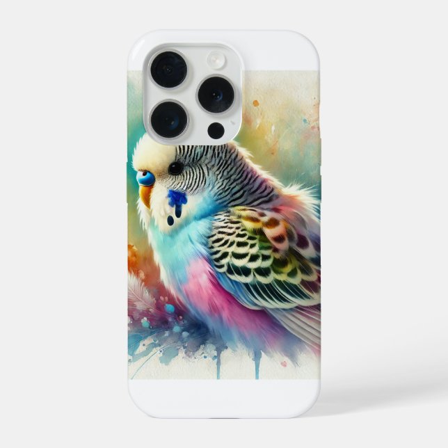 Funda Para iPhone Budgerigar in Colorful Harmony 171024AREF122 - Wat (Reverso )