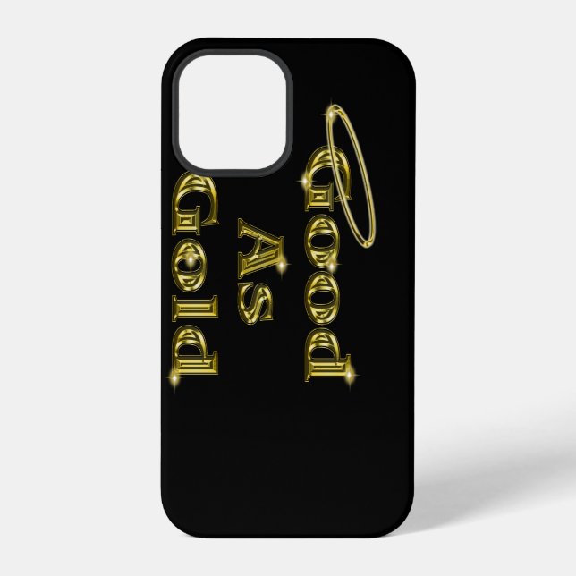 Funda Para iPhone Bueno como el oro (Reverso )