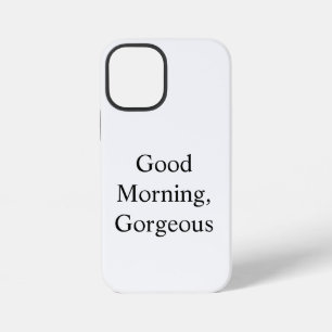 Funda Para iPhone 12 Mini Buenos Días, Preciosa