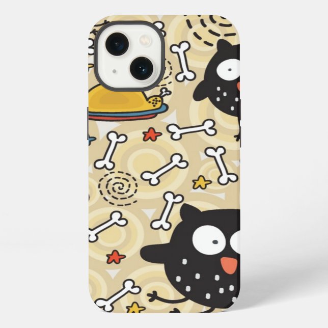 Funda Para iPhone Búho con el modelo de la carne (Reverso )