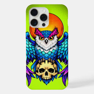 Búho Místico y Calavera – Arte Digital de Estilo V