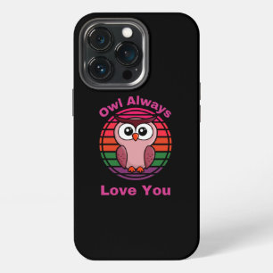 Funda Para iPhone 13 Pro Búho Siempre Te Quiero
