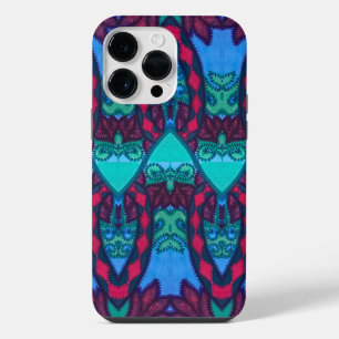 Funda Para iPhone 14 Pro Max Búho y gato tribal