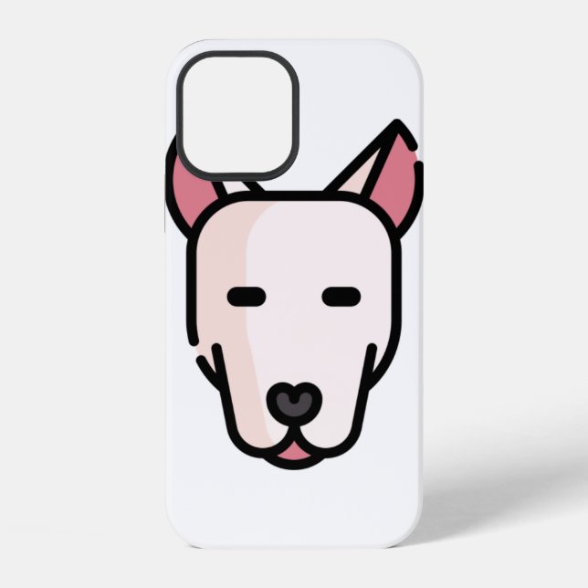 Funda Para iPhone Bull Terrier (Reverso )