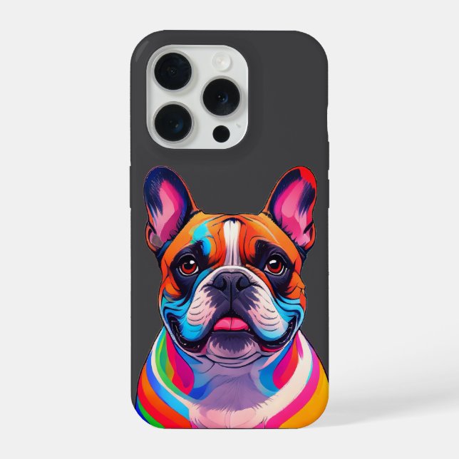 Funda Para iPhone Bulldog francés Popart French Bulldog (Reverso )