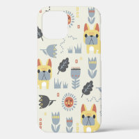 bulldog francés vintage y enfermedad floral escand