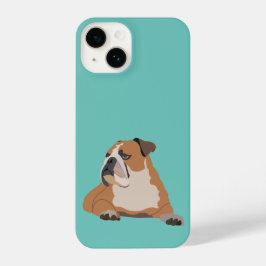 Funda Para iPhone 14 Bulldog inglés lindo