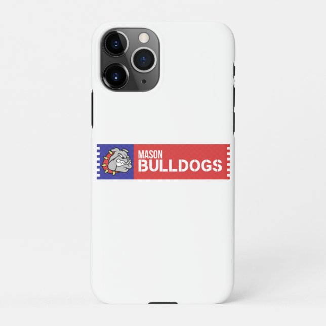 Funda Para iPhone Bulldoges Mason #2 (Reverso)